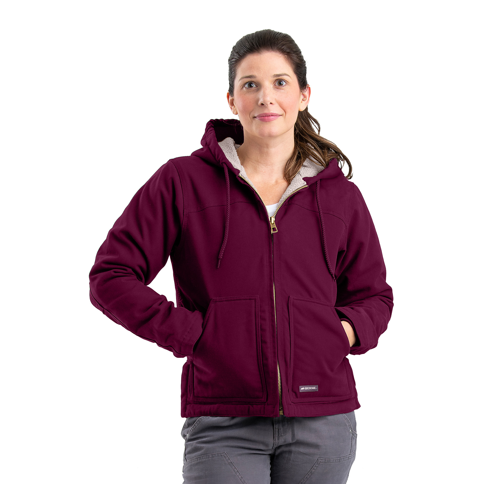 Berne Apparel Wn Wshd Hd Ct Plm XL